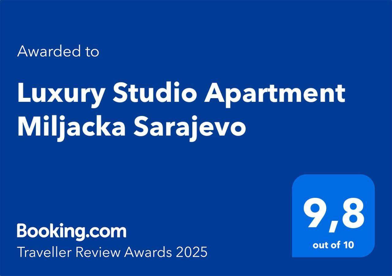 Luxury Studio Apartment Miljacka 塞拉耶佛 外观 照片